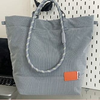 メンズトートバッグ アウトドア仕様ロープハンドル大容量トートバッグ