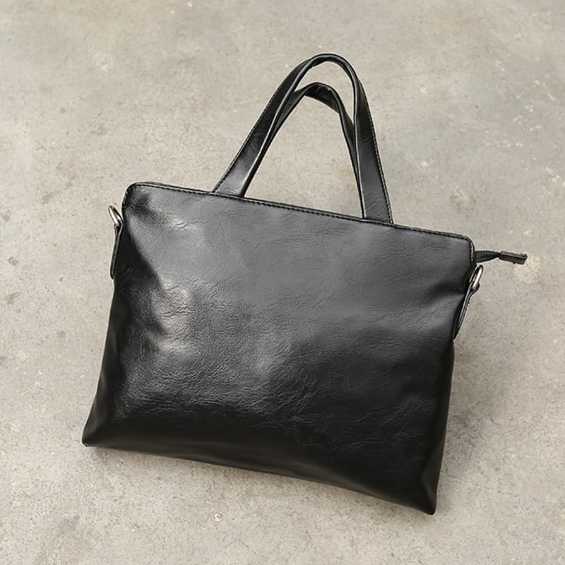 メンズトートバッグ 横型二層式トートバッグ